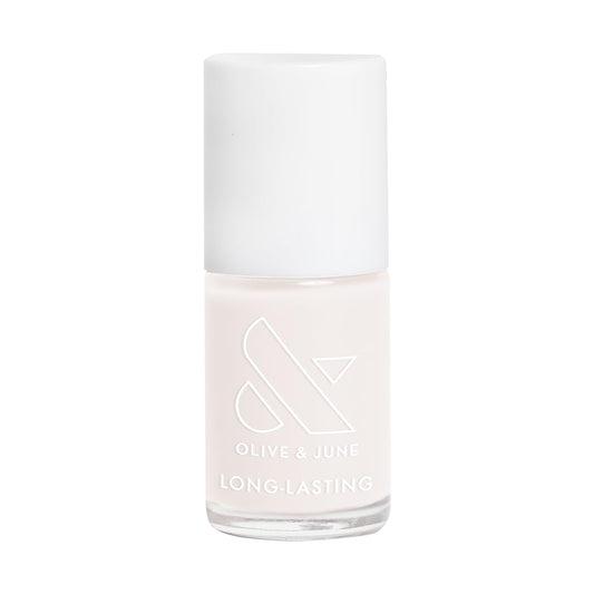 Olive & June Long Lasting Nail Polish | Plump, Gel-Like Finish No Lamp Needed | Lasts up to 10 days | Salon-Quality Color at Home | 15-Free, Vegan & Cruelty-Free Chip-Resistant Shine | BEB Sheer White