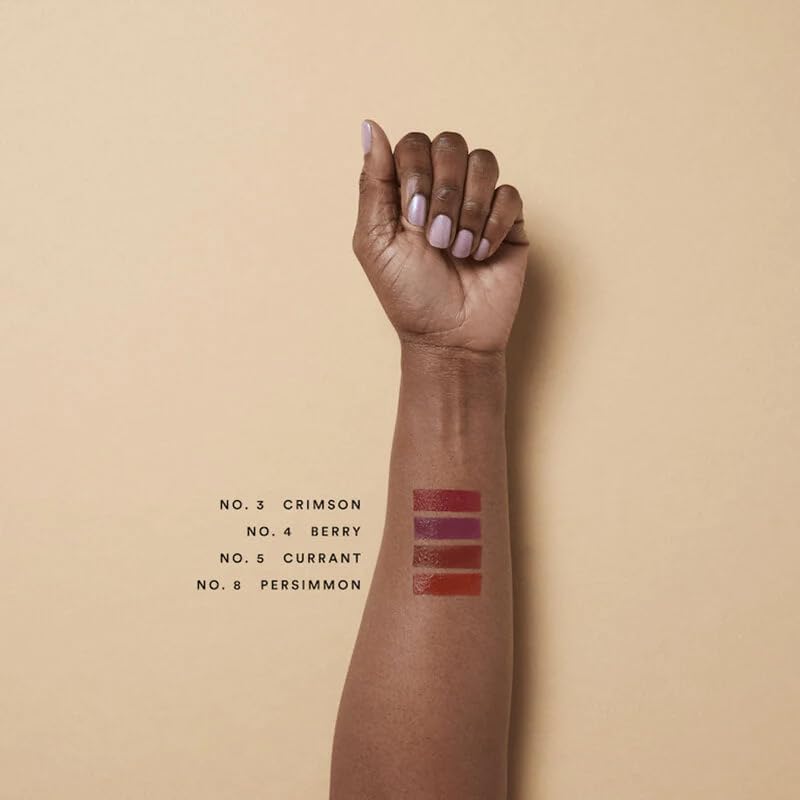 Olio E Osso - Natural Lip + Cheek Balm | Natural, Non-Toxic, Clean Beauty (No. 5 Currant, 0.35 oz | 10 g)