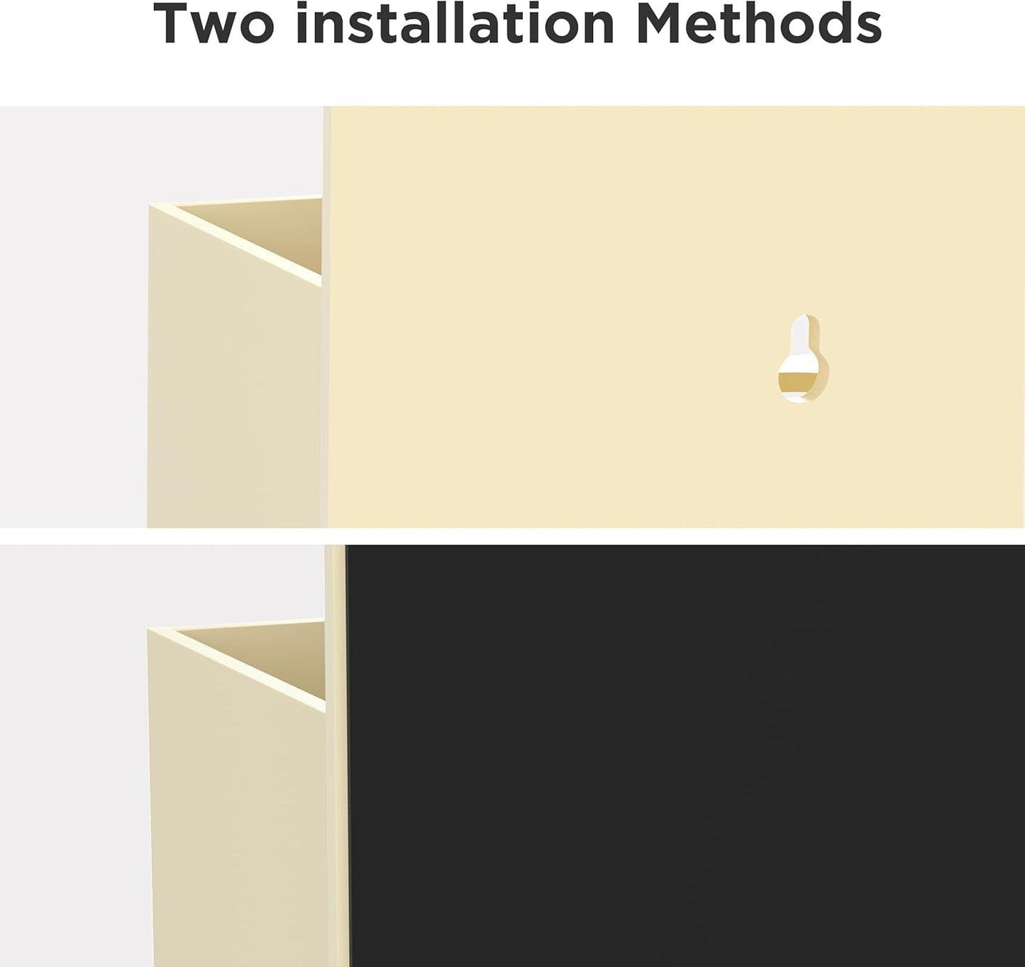 HBlife Acrylic Magnetic Dry Erase Marker Holder for Whiteboard, Wall Mount 10 Slots Magnet Pen Pencil Holder for Fridge Refrigerator, Locker Organizer Accessories for School Classroom Office, Beige