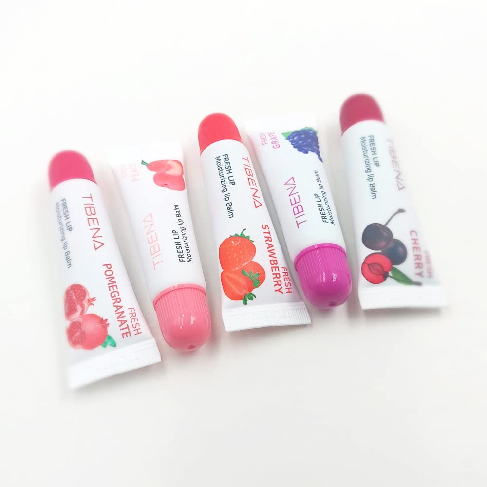 Fresh Lip Moisturizing Lip Balm, Tinted Lip Balm, Moisturizing Lip Care, Gift for Women, for Dry Lips, with Shea Butter (Cherry)