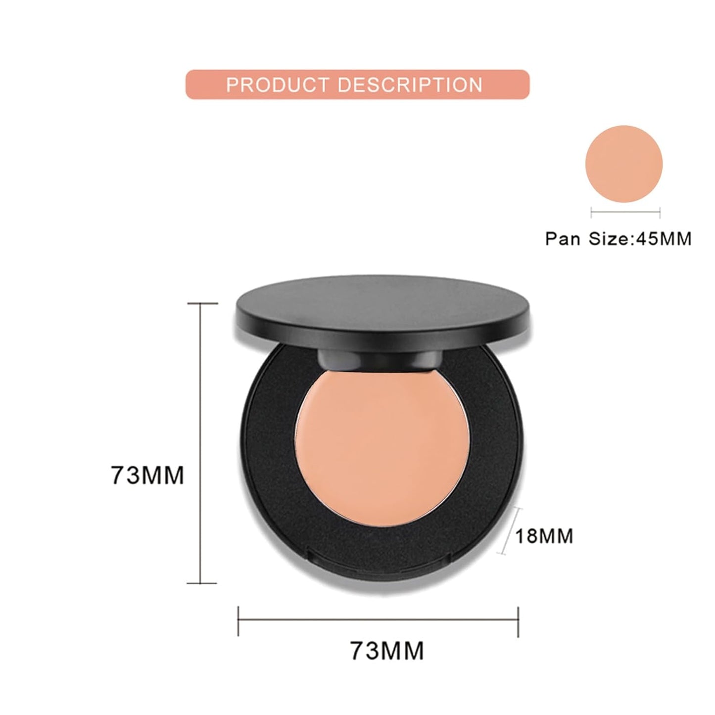 Cream Concealer Corrector Correcting Contour Makeup Set under Eye Concealer Cream Kit for Dark Circles and Blemish 11