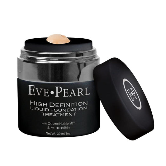 EVE PEARL HD Liquid Foundation Treatment Every Day Long Lasting Make Up Hydrates Aging Skin Fresh Natural Matte Cover Minerals Makeup (Light)