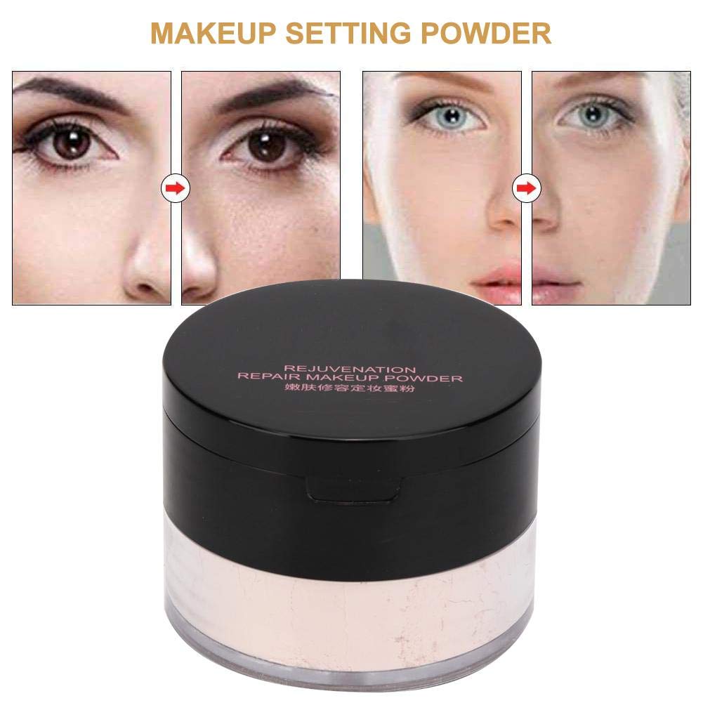 Sonew Makeup Finish Loose Powder, Oil Control ing Moisturizing Makeup Setting Powder for Face, Hair - 15g (07#)
