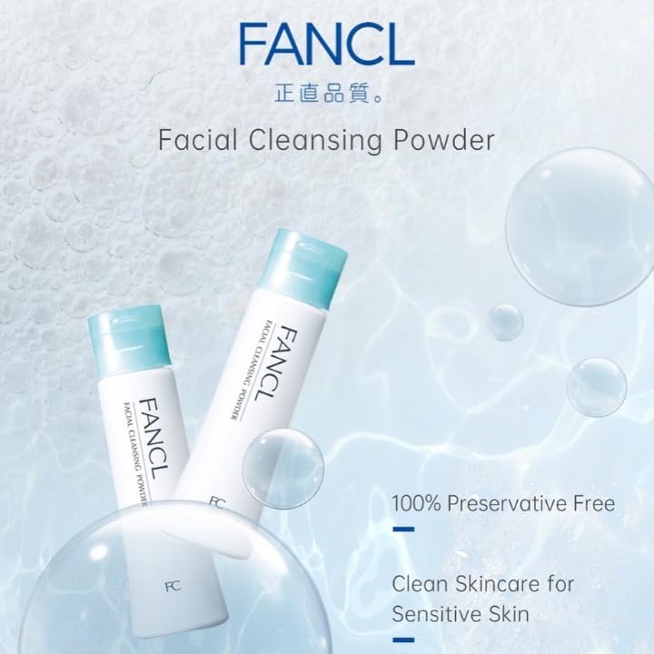 FANCL Facial Cleansing Powder & Foaming Net Set