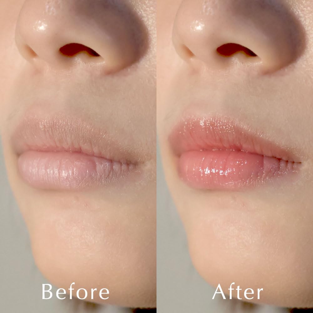 INNA ORGANIC Tinted Lip Serum, Moisturizing, Healing, Light Rosy color, 100% vegan, EWG & COSMOS Certified| Rose Geranium Essential Oils Infused Skincare | Luxury Clean Beauty