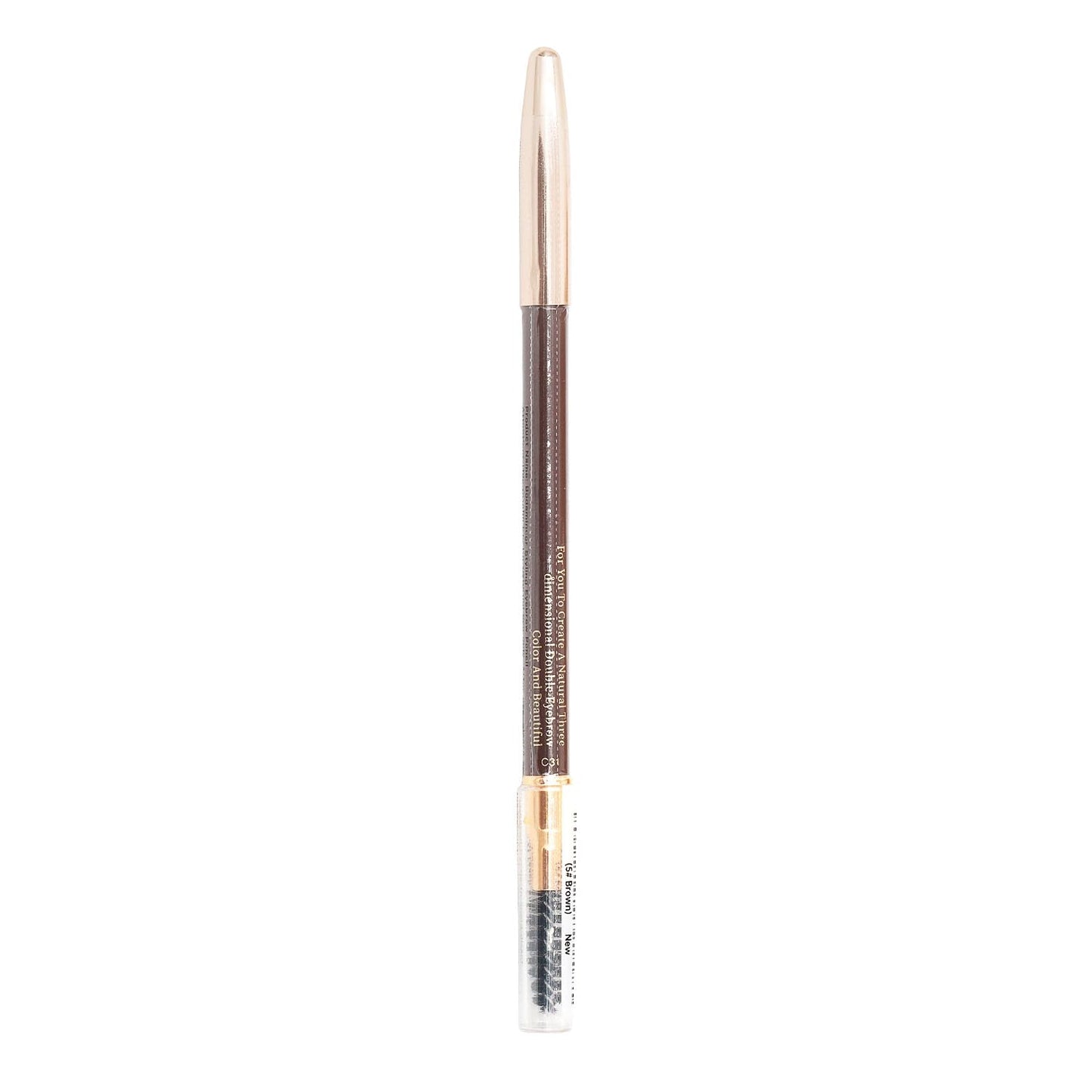 BODERMINCER 1pcs Eyebrow Pencil Longlasting Waterproof Durable Liner Eyebrow 5 Colors to Choose (5# Brown)