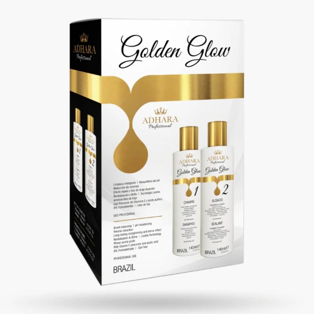 Brazilian Keratin Hair Straightening Kit | Salon-Quality Smoothing System | Permanent Treatment for Smooth, Frizz-Free Hair | At-Home Use | Enough for 2-3 Full Treatments