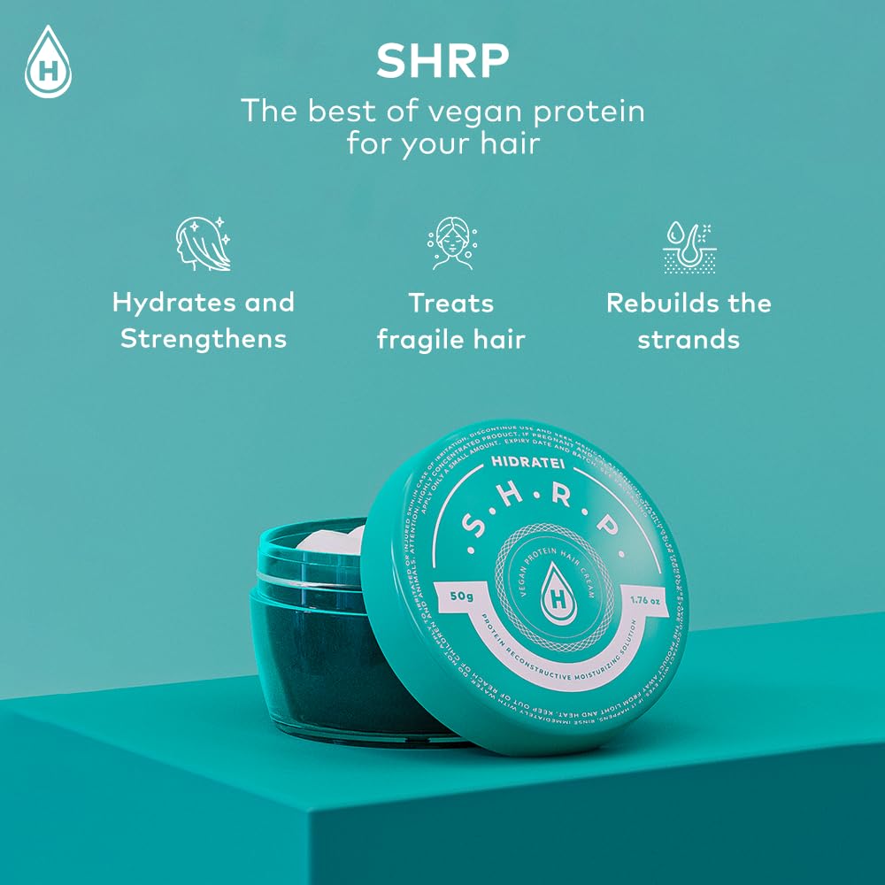 Brazilian Beauty Hair Protein Cream | Deep Hydration | Fortified Hair Strenght | Rebuild Strands With Water Retention | Moisturize and Shine | 1.76 Oz.