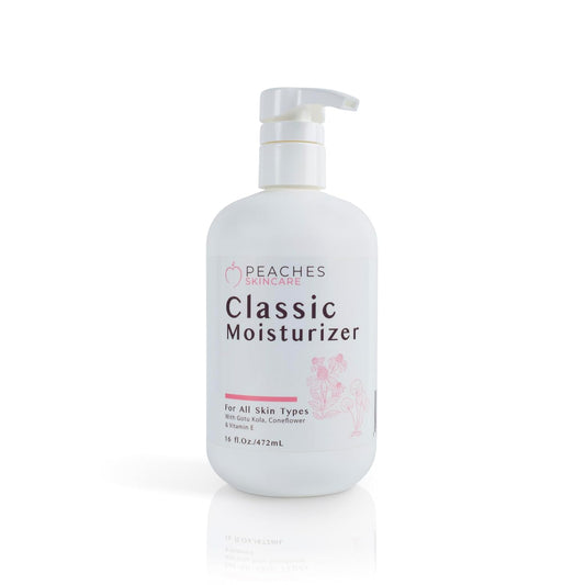 Hydrating Vegan Moisturizer with Vitamin E, Gotu Kola, and Pineapple – Age-Defying Face Cream for All Skin Types – Classic Moisturizer (16 oz)