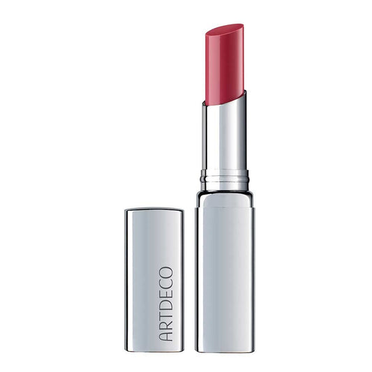 ARTDECO Color Booster Lip Balm in rose - nourishing lip balm with color-adapting pigments - lip plumper with spearmint flavor - prevents dryness & chapping - lip care with kernel oil - 0.1 Oz