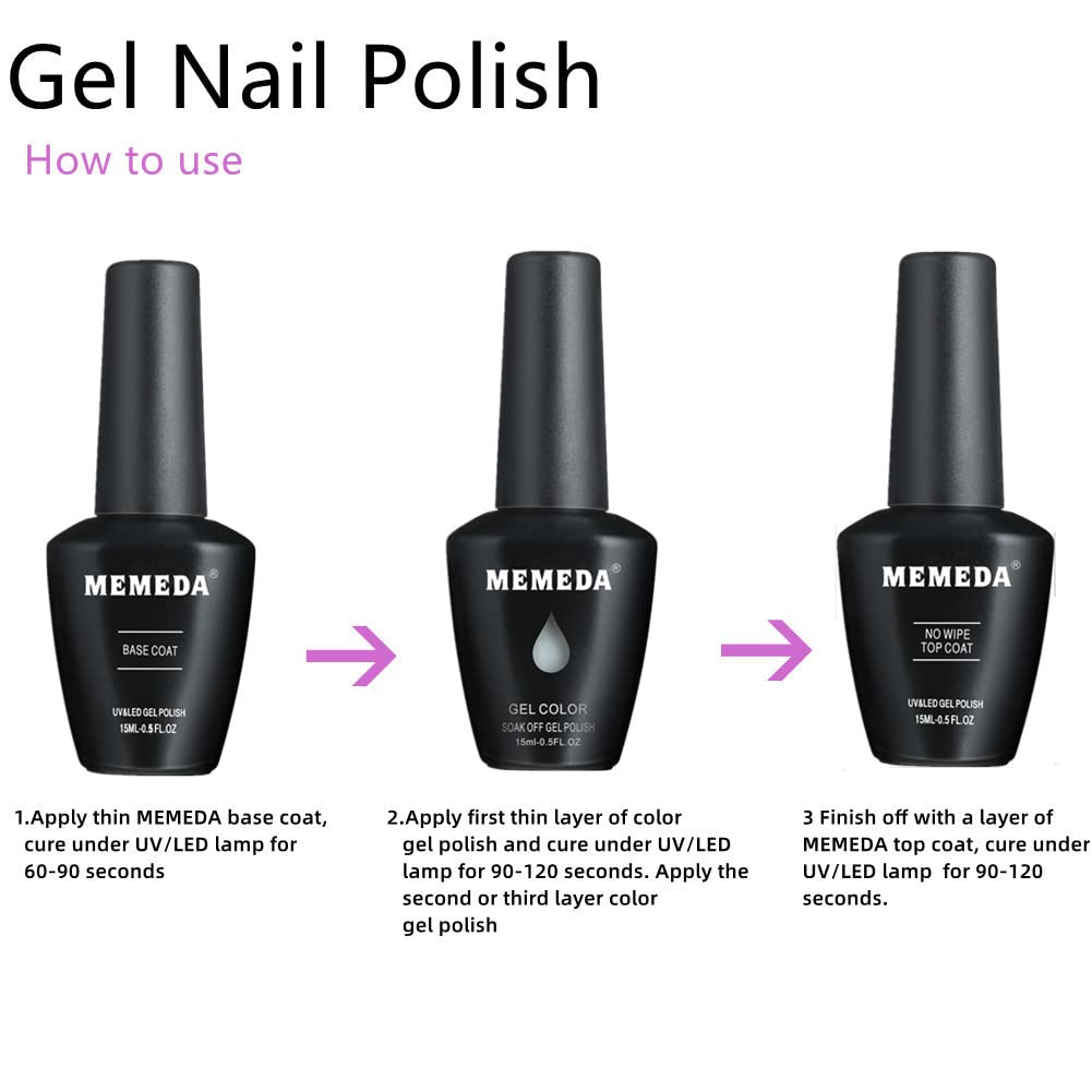 Gel Nail Polish Top Coat, 15ml No Wipe High Gloss Shiny Long Lasting Clear Top Gel for Acrylic Nails, Need U V/LED Lamp for Home DIY and Spring Nail Salon