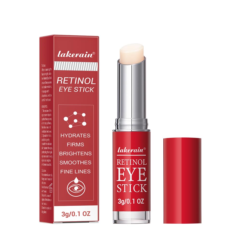 Retinol Eye Stick-Peace Out Dark Circles with this Anti-Aging Eye Cream and Brightening Balm Visible in 3-4 Weeks Reduces Fine Lines and Puffiness, Banishes Wrinkles and Dark Circles under Eye
