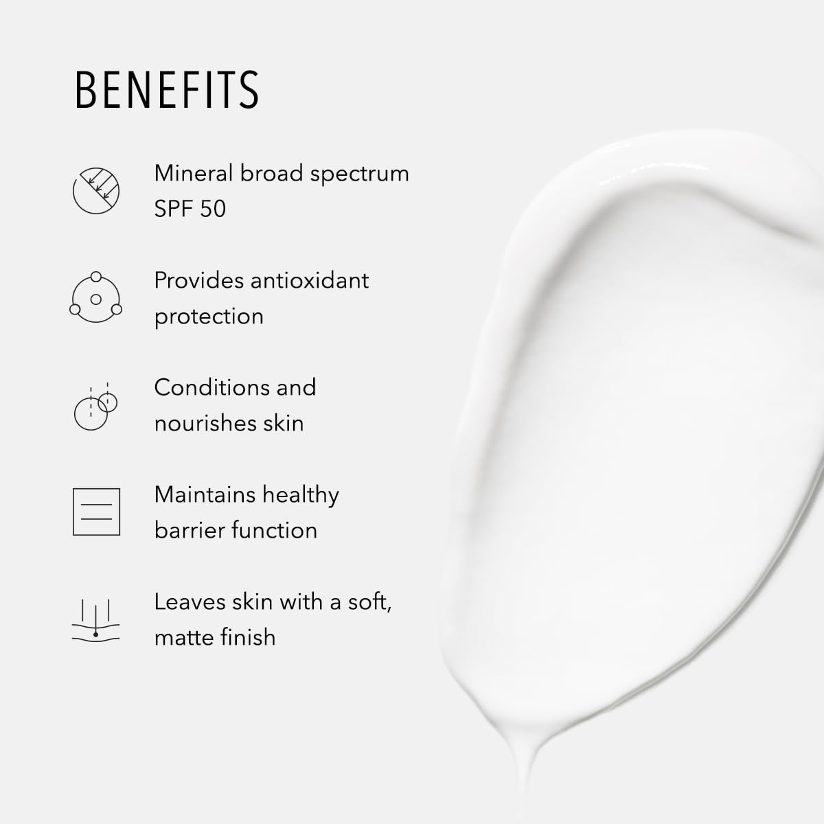 HydroPeptide Solar Defense Face Sunscreen, SPF 50 Broad Spectrum, Non-Tinted, Moisturizer & Antioxidant Rich, 1.7 Ounce