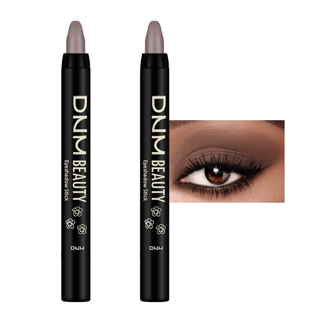 evpct 2Pcs Cream Eyeshadow Sticks Set for Eyes Waterproof, Stone Matte Eye shadow Stick Pencil Pen Bulk sombras en crema para ojos 22+22