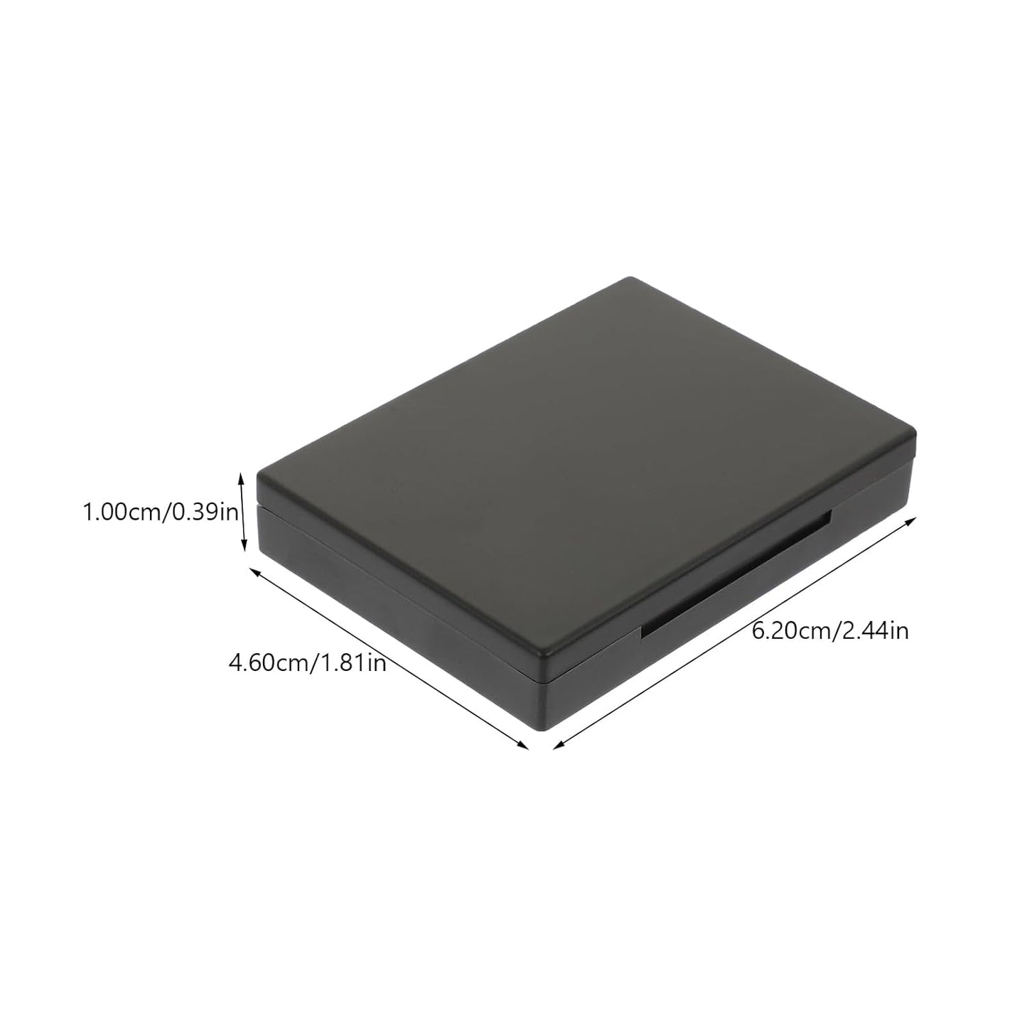 Empty Magnetic Eyeshadow Makeup Palette with 2Pcs Round Metal Pans,Magnetic Makeup Palette, Empty Makeup Palette，Aluminum Blush Empty Magnetic Eyeshadow Case,Customizable Beauty Organizer