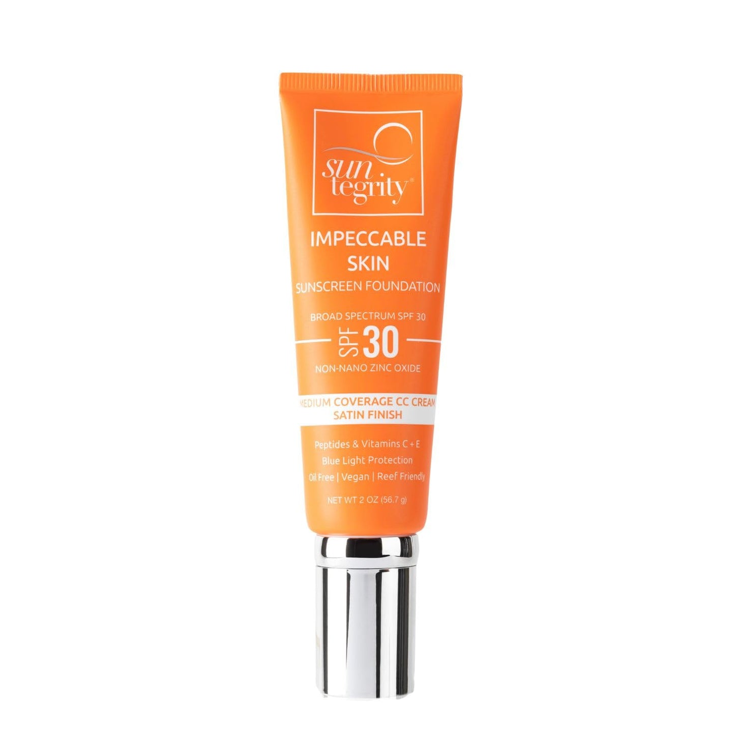 Suntegrity Impeccable Skin - Tinted Sunscreen, Broad Spectrum SPF 30 (Buff) - 2 oz