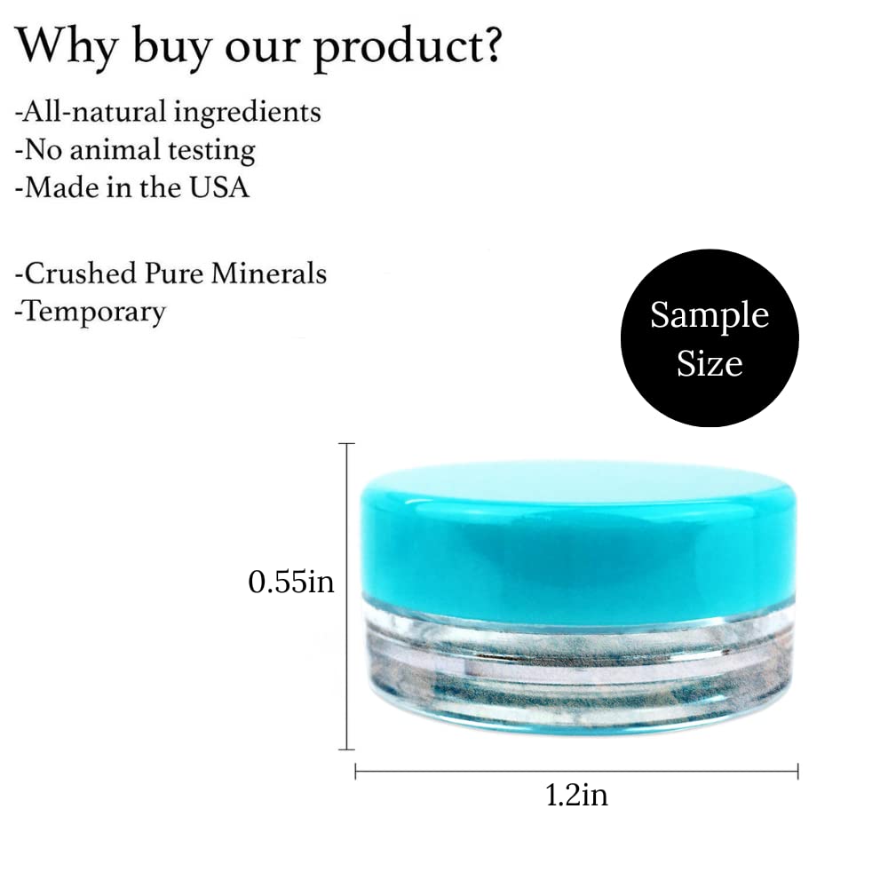 Hair Root Touch Up Powder Sample Size - 11 Shade with Zero Fragrance, Talc or Parabens - Coverup Hairline Concealer by NuBeauti (Darkest Brown)