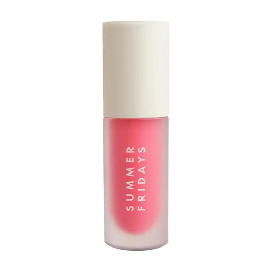 Summer Fridays Dream Lip Oil - Tinted Lip Oil with Moisturizing Sheer Coverage, High-Shine and Deep Hydration - Non-Sticky Formula for Long-Lasting Softness - Pink Cloud (0.15 Oz)