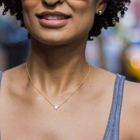 Jovono Fashion Dot Pendant Necklaces Choker Necklace Chain Jewelry for Women and Girls