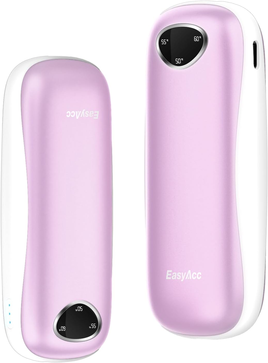 EasyAcc® Pocket Size Hand Warmers Rechargeable, Golf Hunting Hand Warmers, Real 16 Hrs Warmth, Heat Up to 131℉, UL Certified, Gloves Fitting, Golf Raynauds Skiing Essentials, Gifts Women Men