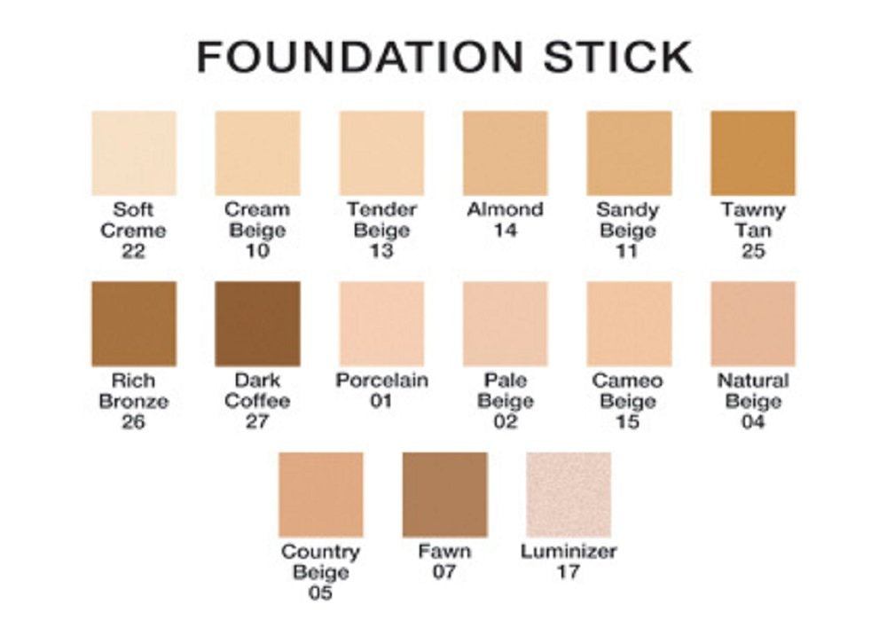 Creamy Conditioning Foundation Stick Buildable Coverage Hypoallergenic (Natural Beige)