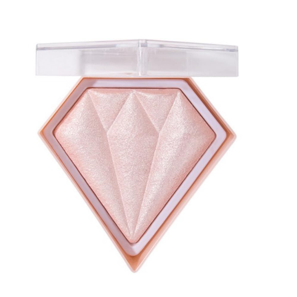 Pink Highlighter Makeup Palette, Face Highlighter Palette Glitter Highlighter Palette Shimmer Highlighter Powder for Face Cheek Illuminator Iluminadores de Maquillaje(03)