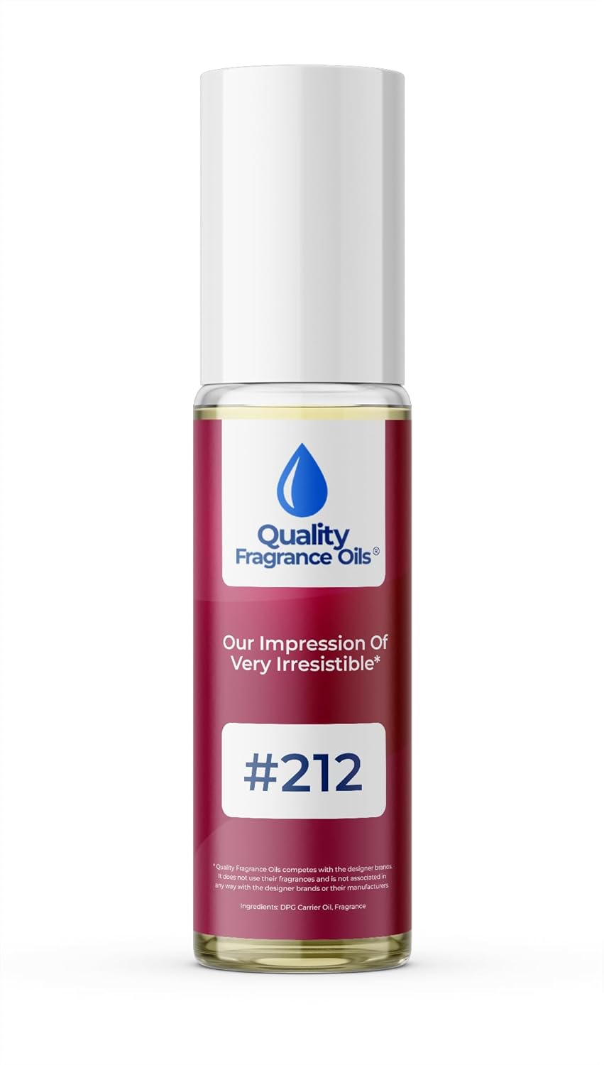 Quality Fragrance Oils' Very Irres. for Women Impression #212 | Long-Lasting Perfume Oil, Alcohol-Free, Strong Scent, 10ml Roll-On | Affordable Alternative to Designer Fragrances