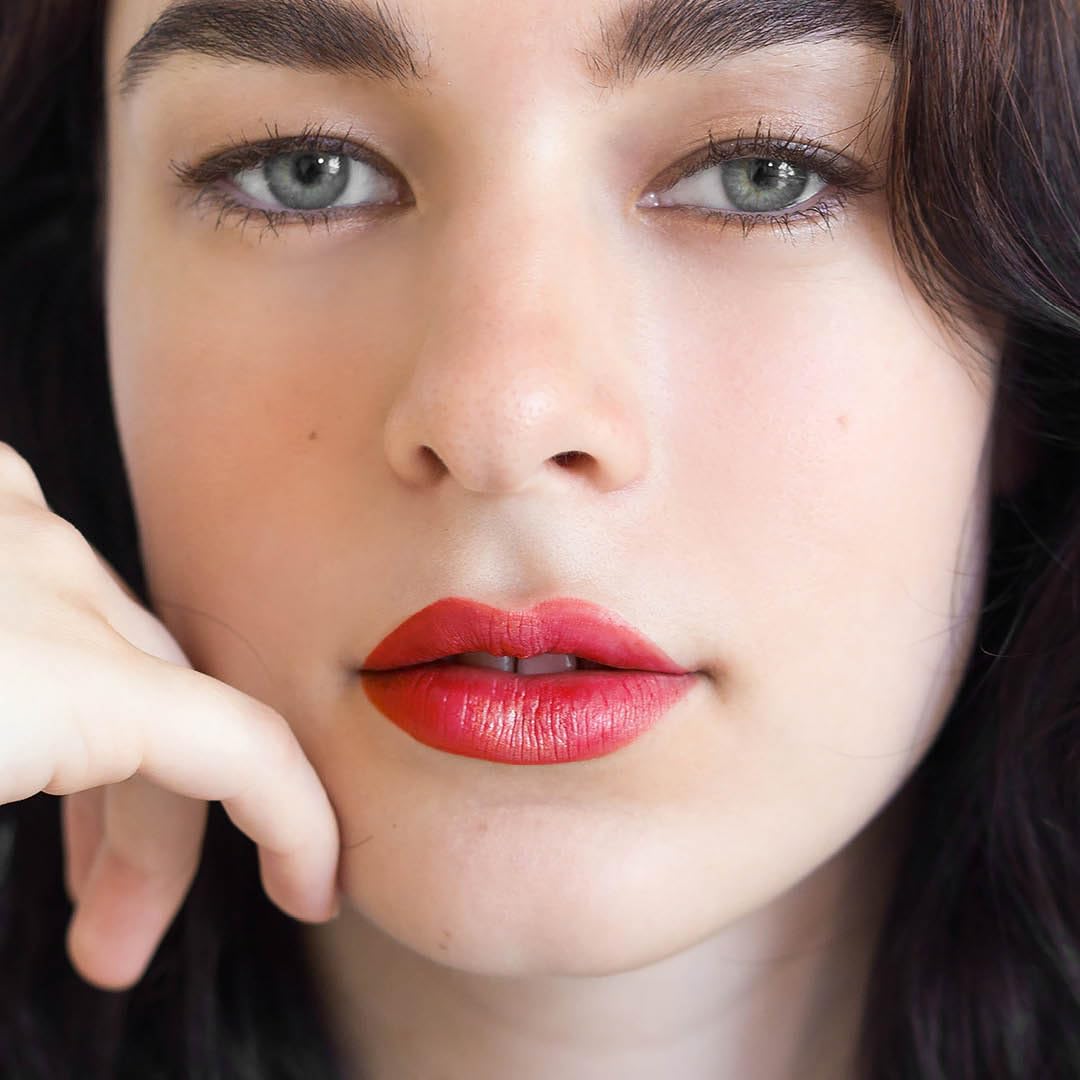 Ere Perez - Natural Beetroot Cheek + Lip Tint | Water-Resistant, Long-Lasting, Hydrating, Vibrant | Blue Agave, Rosehip Oil + Vitamin E | Vegan, Cruelty-Free, Clean Beauty (Joy-Red)