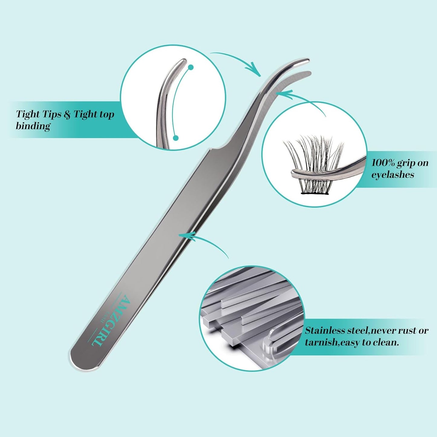 Lash Extension Kit,168Pcs DIY Eyelash Clusters with Bond and Seal Glue Waterproof,Eyelashes Remover for Cluster Extensions for Beginner,Lashes Applicator Tool(Medusa,D-Mix8-16mm Kit)