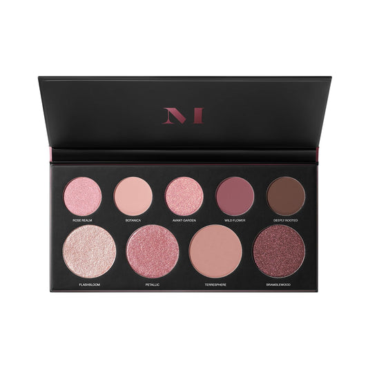 Morphe Makeup Palette - Power Multi-Effects Palette with Mattes, Shimmers, Duochromes & Silk Slip Toppers - Made to Build, Blend & Layer for Everyday Versatile Makeup Looks - Floralisse (0.65 oz)