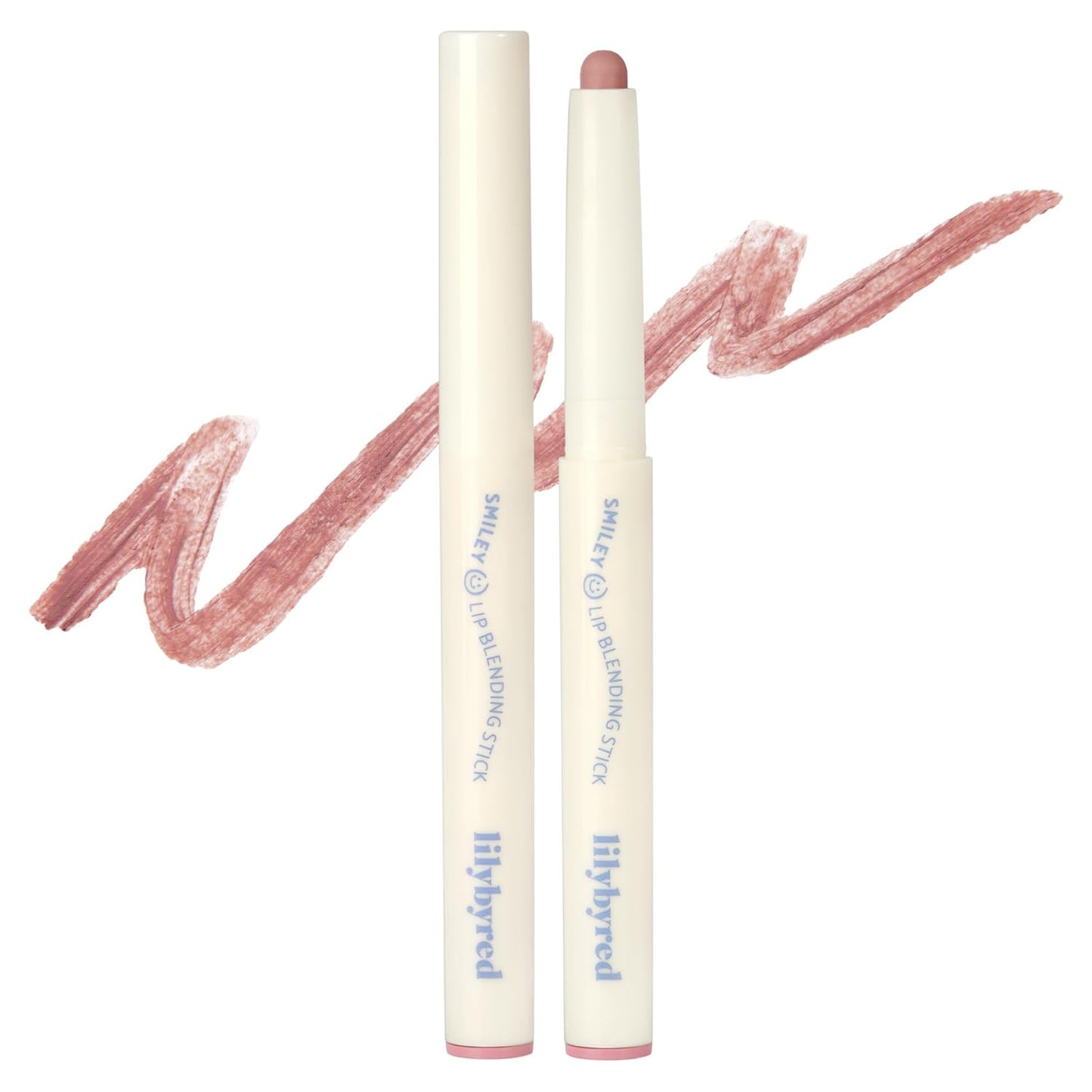lilybyred Smiley Lip Blending Stick | Korean 3-in-1 Multi-Use Lip Liner, Smooth Creamy Texture, Long-Lasting Matte Finish, Soft Blur Effect, Precision Contour Pencil, 0.028 oz. (01 Grin with Me)