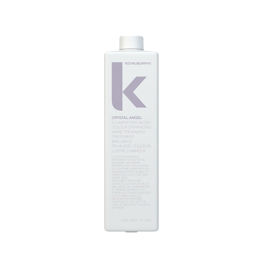 KEVIN.MURPHY CRYSTAL.ANGEL - Colour Shine Hair Treatment - For Colour Gloss - For Coloured or Natural Hair - For Blonde & White Tones - Hair Repair & Shine - 1 L / 33.8 fl oz