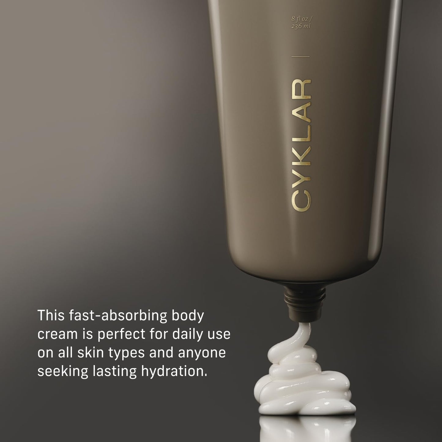 Nutrient Rich Body Cream. Crescent Fragrance Nourishing Moisturizer with Niacinamide and Banana Flower Extract. Deep Hydration, Thick Body Lotion, Dry Skin Cream for Women and Men, 8 Fl Oz