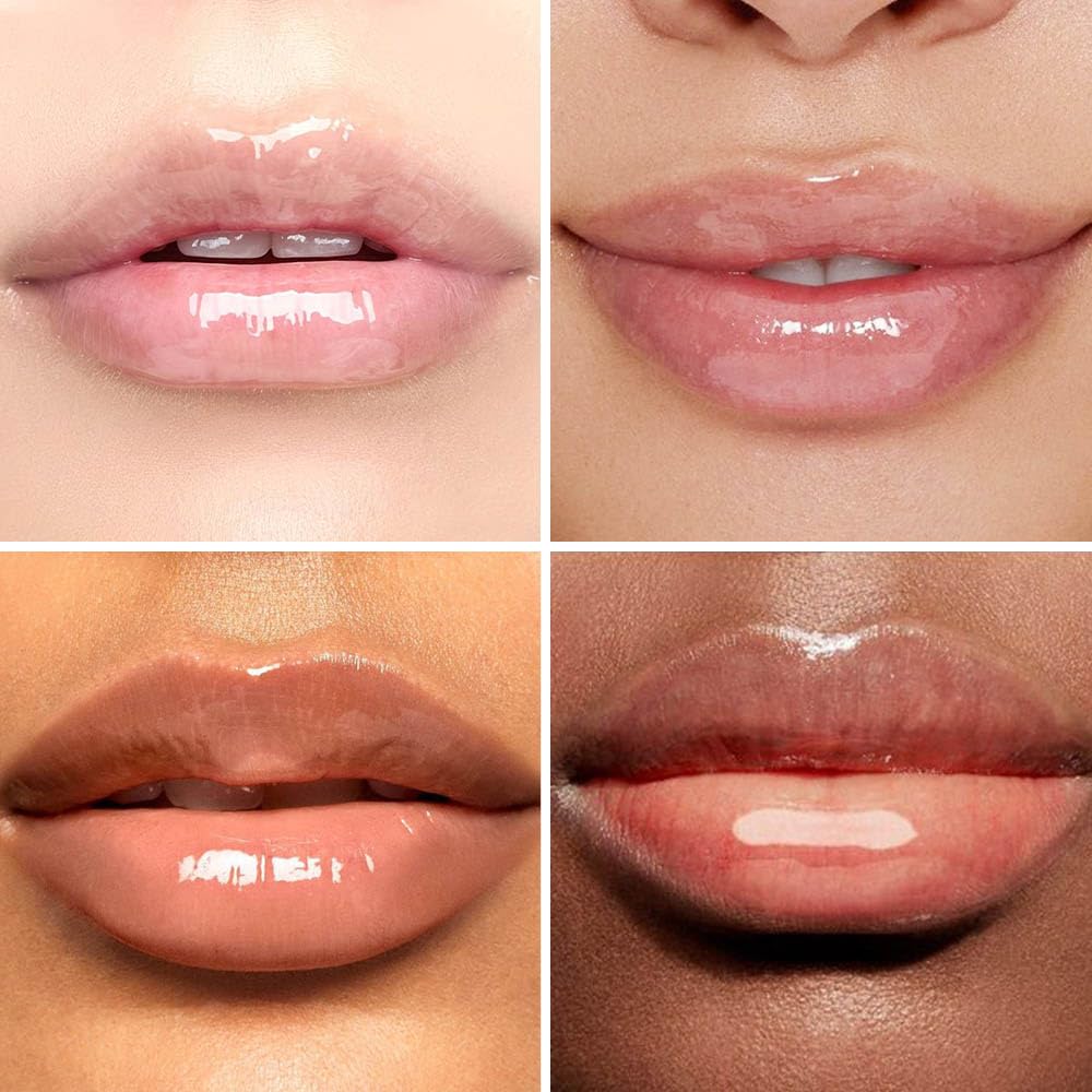 Hydrating Lip Gloss Oil - Nourishing Tinted Lip Oil for High-Shine Finish, Long-Lasting, Non-Sticky, Cruelty-Free Lip Plumper, Perfect with Lipstick & Peel-Off Lip Gloss