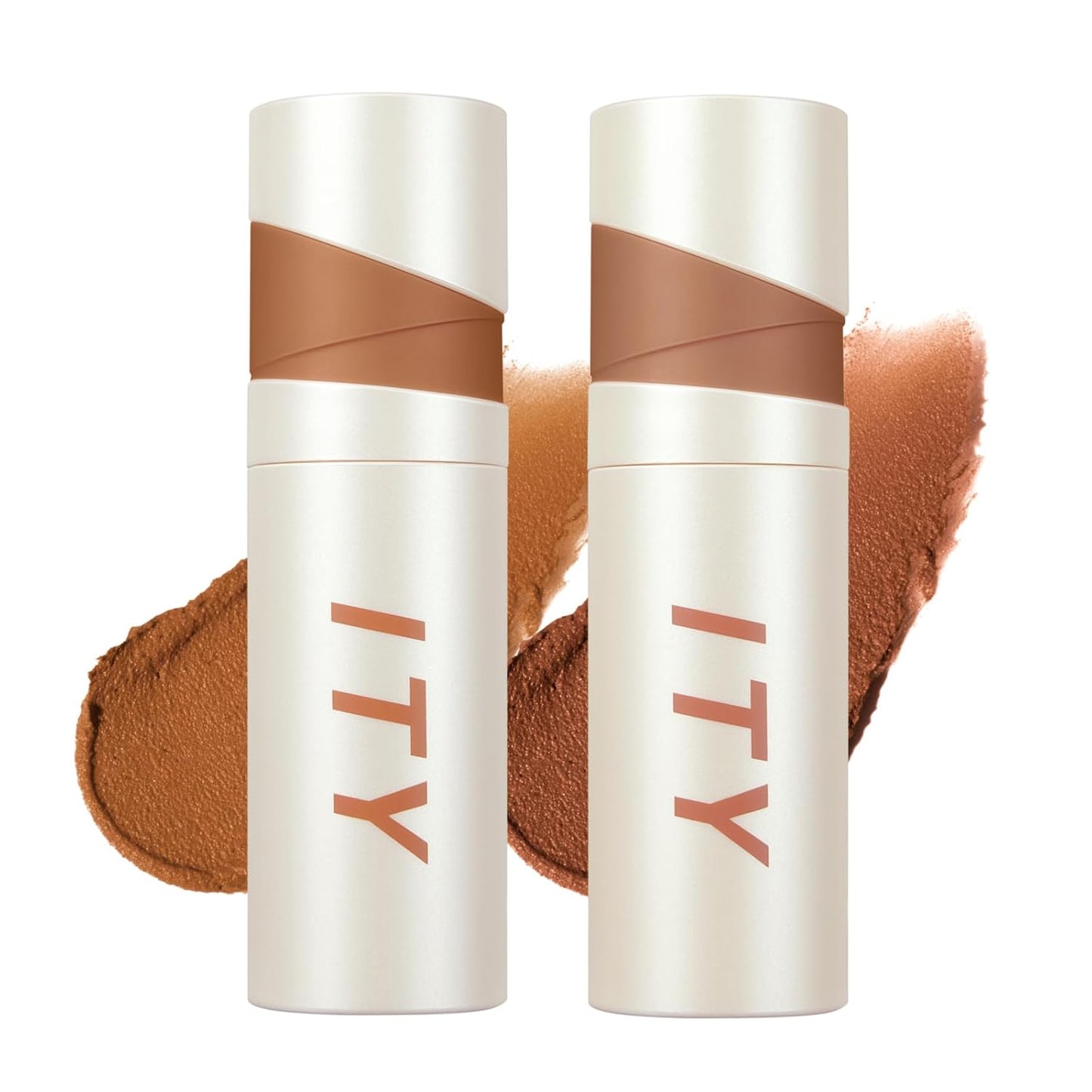 ITY Velvet Matte Finish Lip Stain-Mousse Textured Lip Clay, Red Shade, Conceals Lip Lines, Rich Pigment Lip Tint Lipsticks, 0.14 oz (4g) in Ginger, Embered.