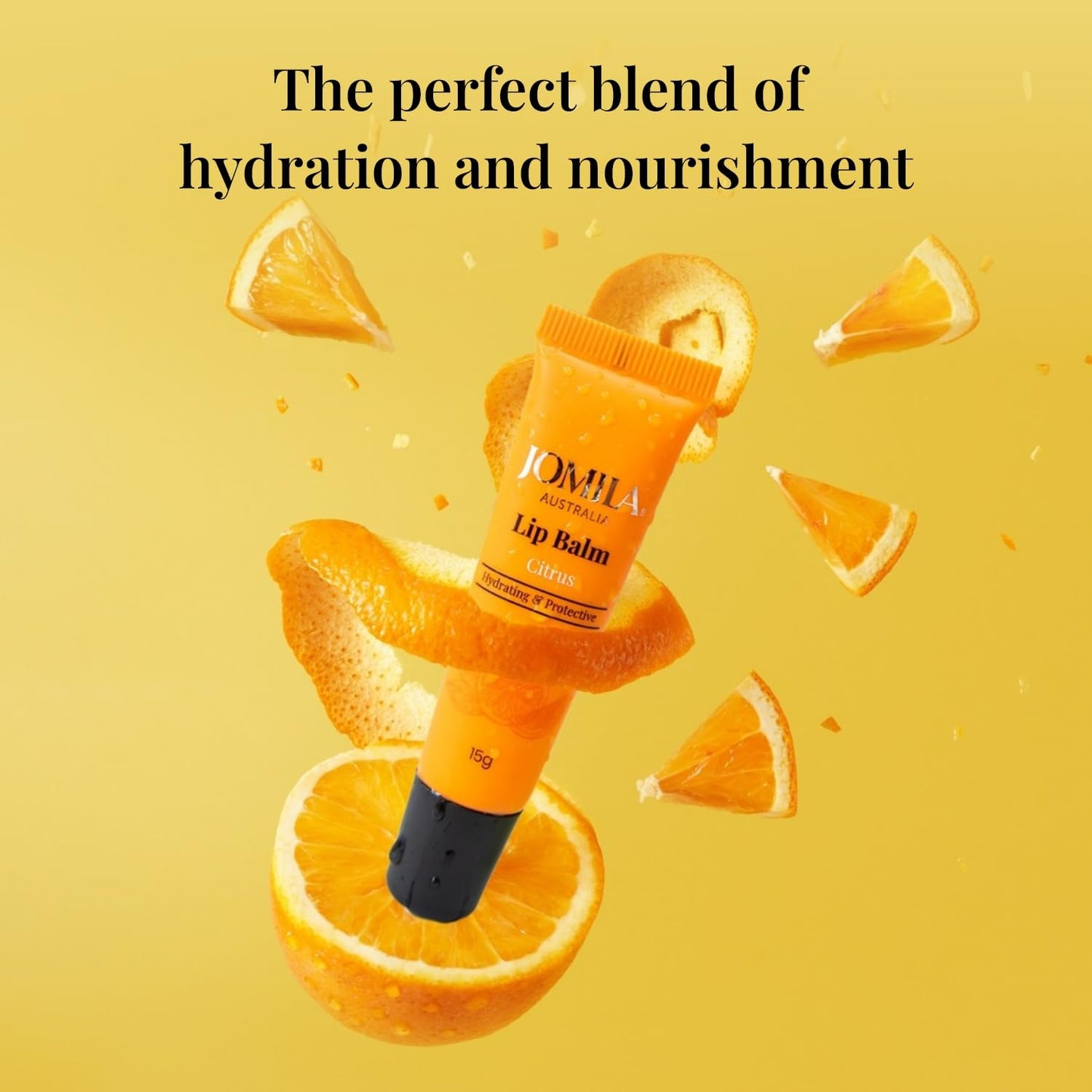 Citrus Lip Balm 15g for Dry Lips, With Lanolin, Lip Care, Improved formula, For Men and Women, 15g