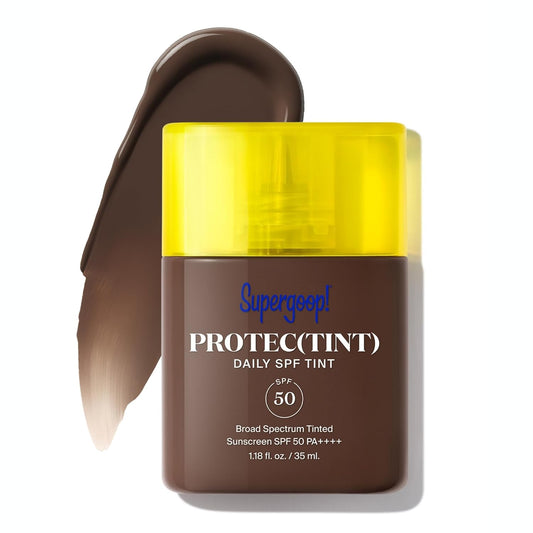 Supergoop! Protec(tint) Daily Skin Tint SPF 50 - 58W - Light, Buildable Coverage for Immediately Smooth, Even-Looking Skin - Natural Finish