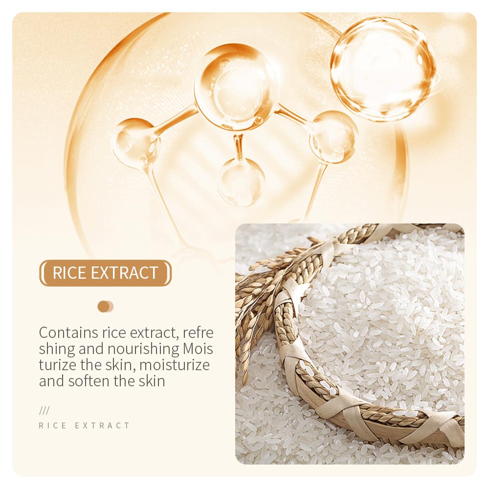 Rice Extract Eyes Cream Moisturizing And Smooth Texture Rice Raw Pulp Essence Around Eyes Care