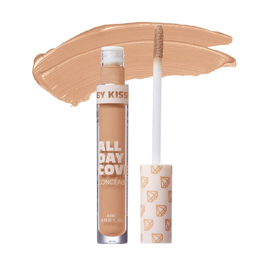 Ruby Kisses All Day Concealer Lightweight Full Coverage Multi-Use Concealer 0.13 Fl Oz (Golden Beige)