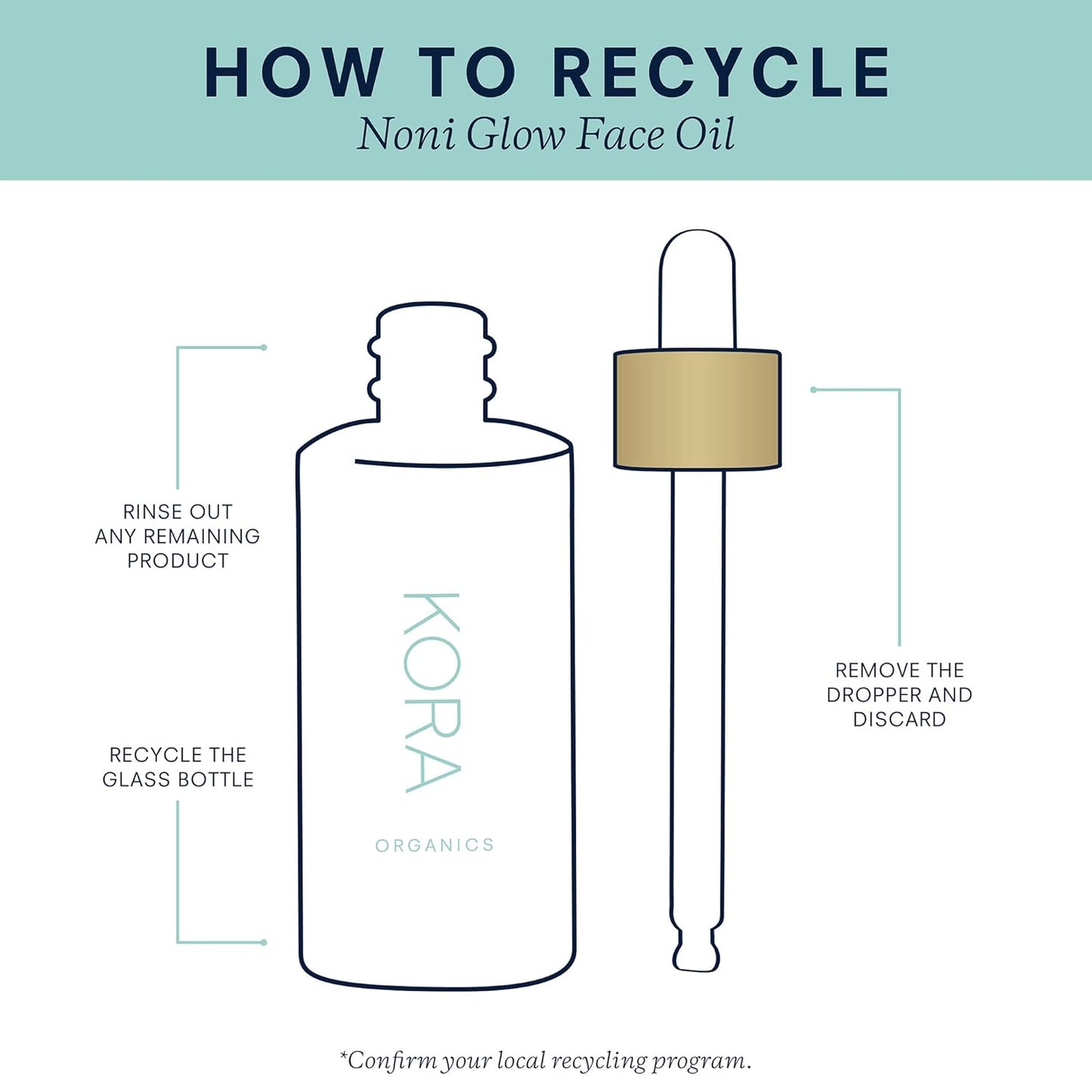 KORA Organics Noni Glow Hydrating Face Oil with Rosehip, Gua Sha Oil, Certified Organic, Cruelty Free, 0.34 fl oz - Face Care Beauty Products for Women