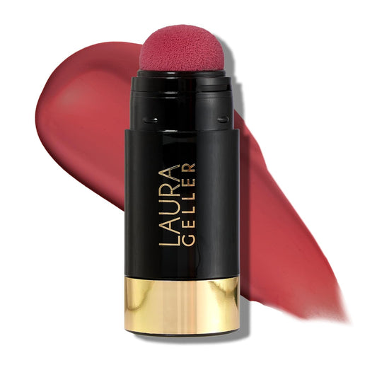 LAURA GELLER NEW YORK Serum Blush Tint, Lightweight Liquid Blush for Cheeks, Weightless Watercolor Sheer Finish, Blushing Berry