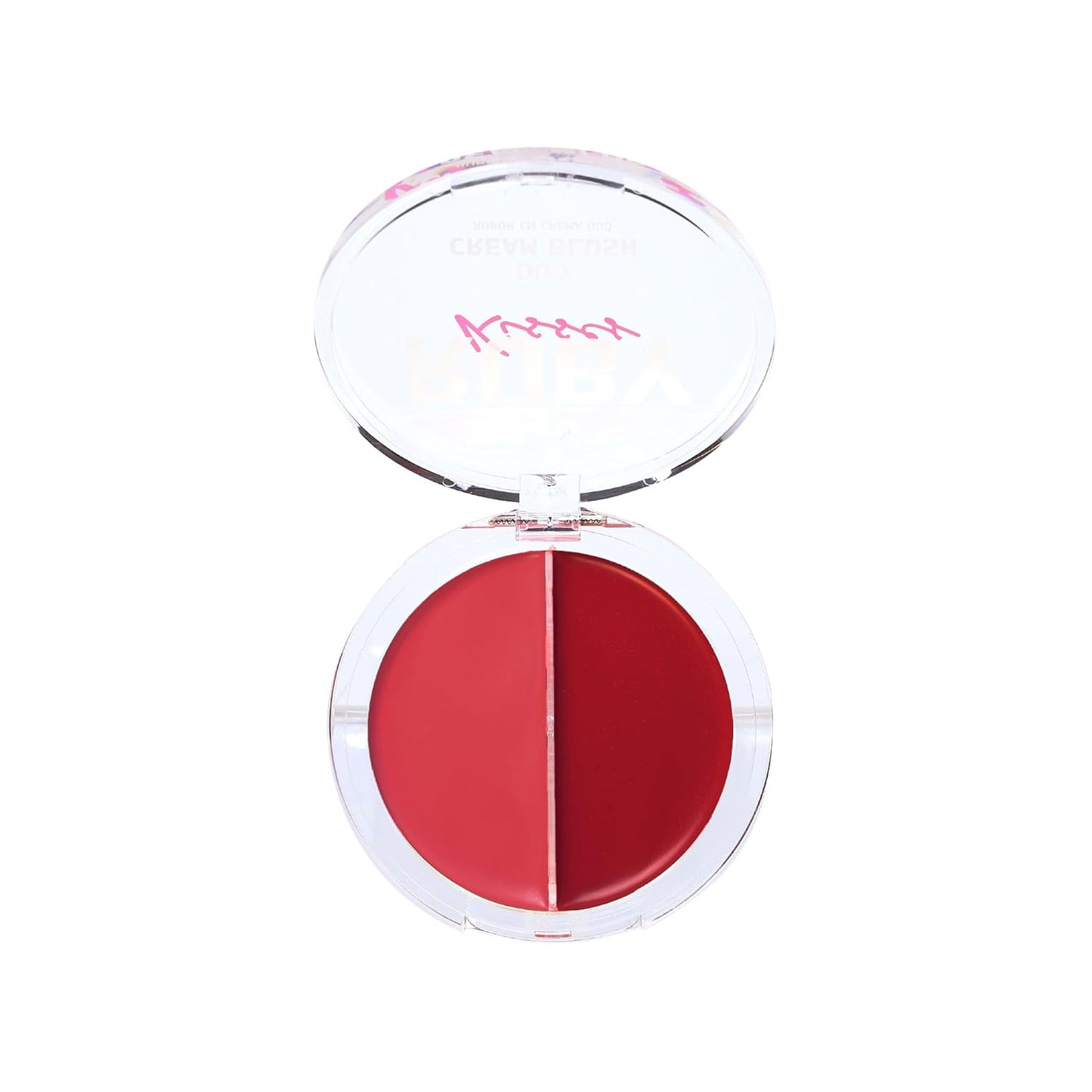 Ruby Kisses Duo Cream Blush, Smooth, Natural-Looking, Long-Lasting Face Makeup Blush for Cheeks, Lips, and Eyes, Buildable and Blendable, Infused with Green Tea, Aloe Vera Extract, and Hyaluronic Acid