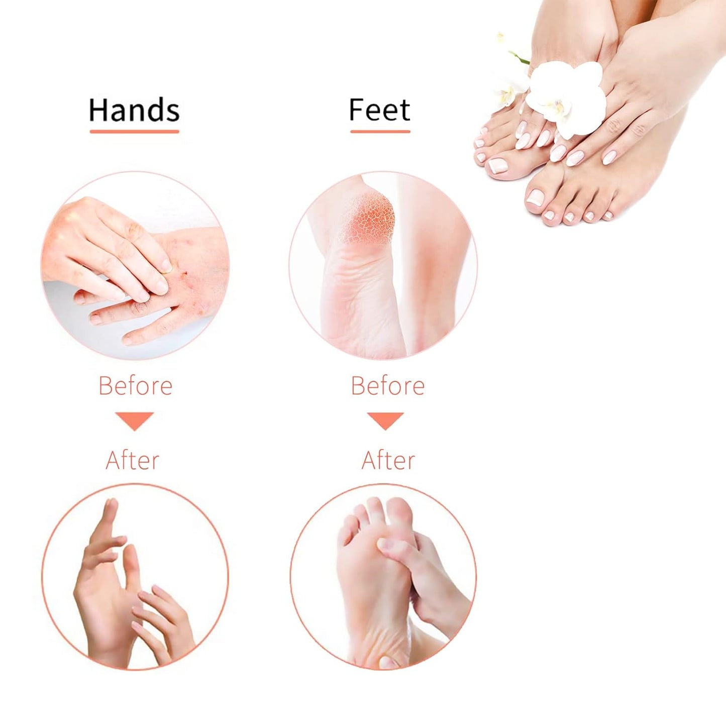 Liners Hand or Foot Disposable Thermal Heated Mitt Liners Paraffin Bath Treatments Bags Plastic Liner Socks and Gloves for Hot Wax Therapy (100)