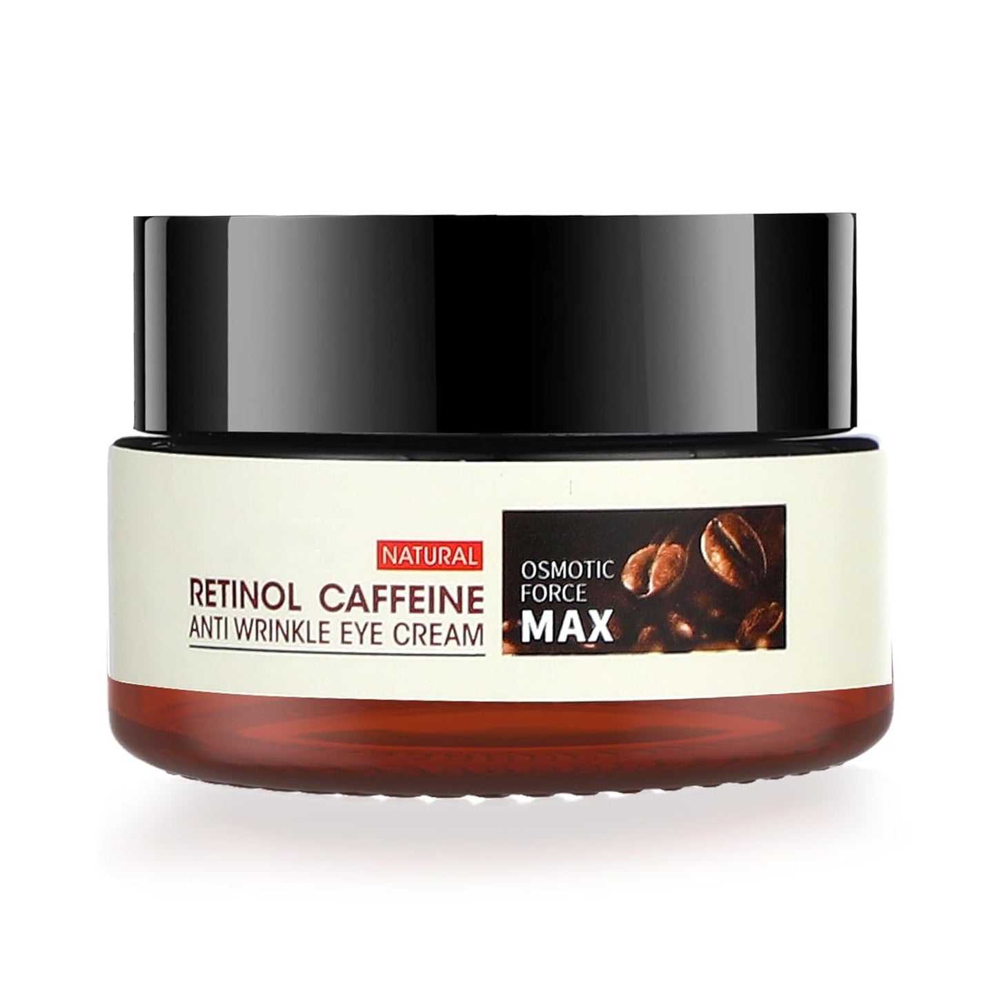 Retinol Caffeine Eye Cream for Dark Circles and Puffiness - Under Eye Treatment Serum to Reduce Wrinkles, Fine Lines, and Eye Bags, Hydrate Eye Area