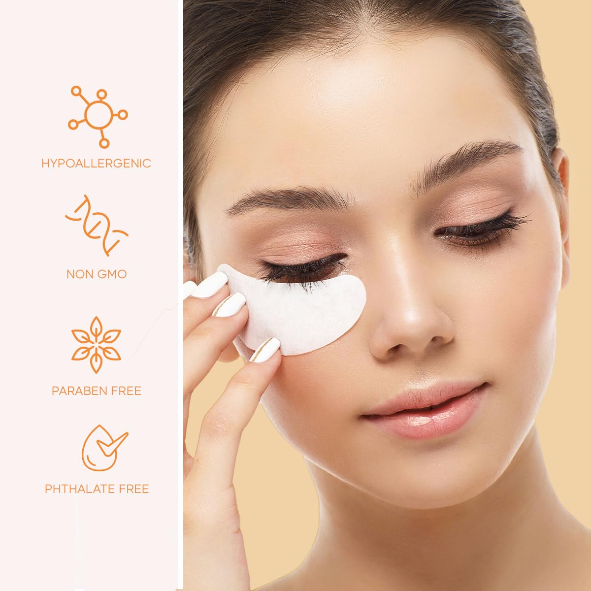 Vitamin C and Collagen Under Eye Patches - Brightens Dark Circles, Tightens Under Eye Skin, Anti-aging & Firming Under Eye Pads - Cruelty Free Korean Skin Care For All Skin Types - 5 Pairs