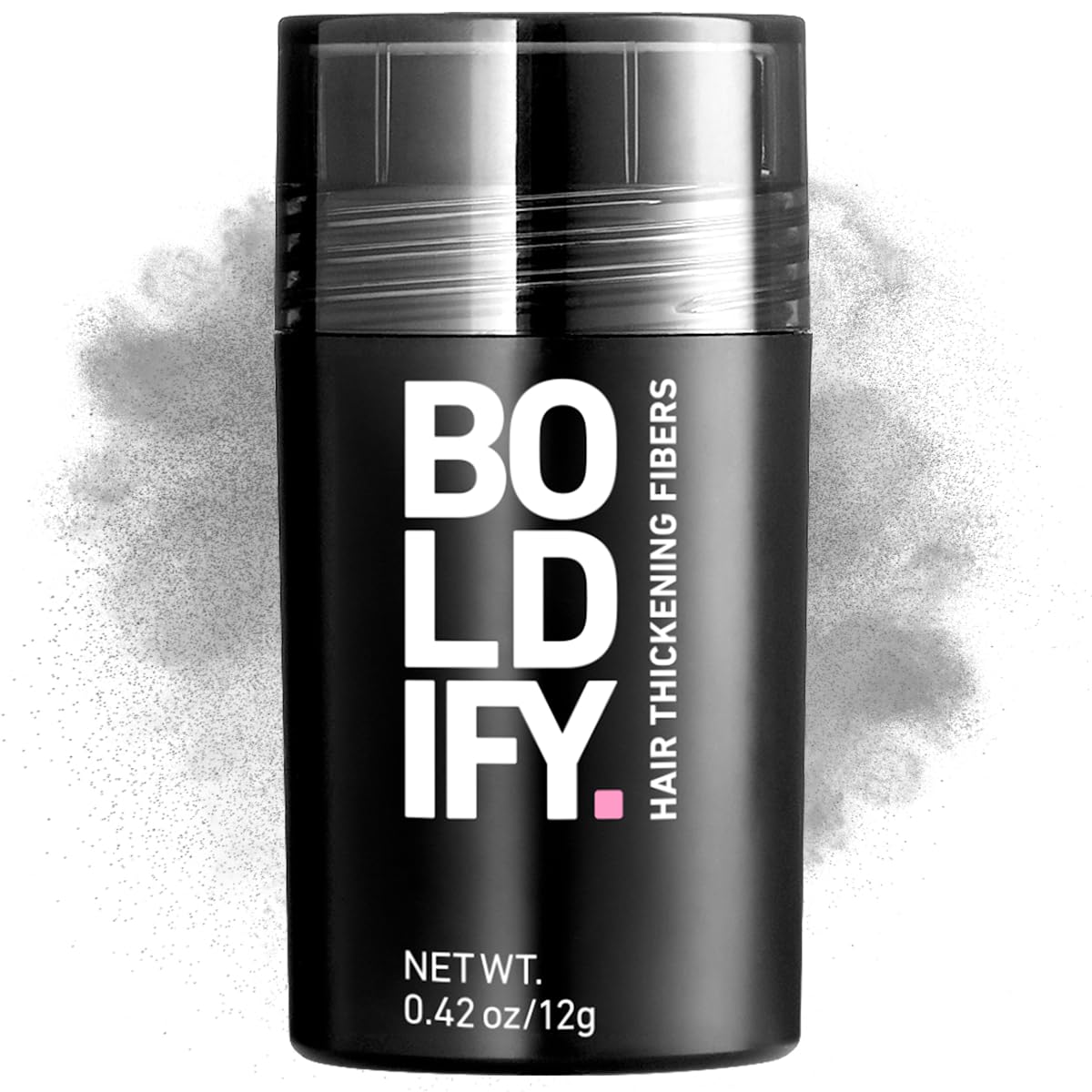 BOLDIFY Hair Fibers (12g) - Fill In Thinning and Fine Hair for an Instantly Fuller, Thicker Look - 14 Shades for Women & Men - Gray