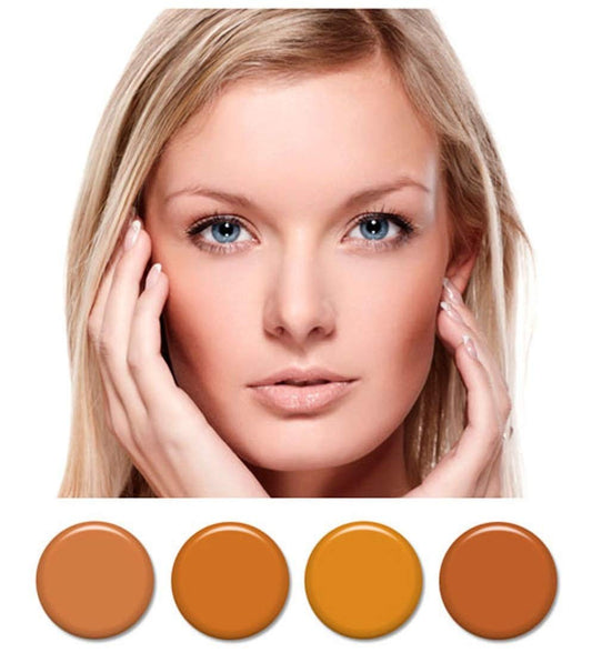 4pc MEDIUM complexion Professional Airbrush Cosmetic Makeup Set 1/2 oz bottles