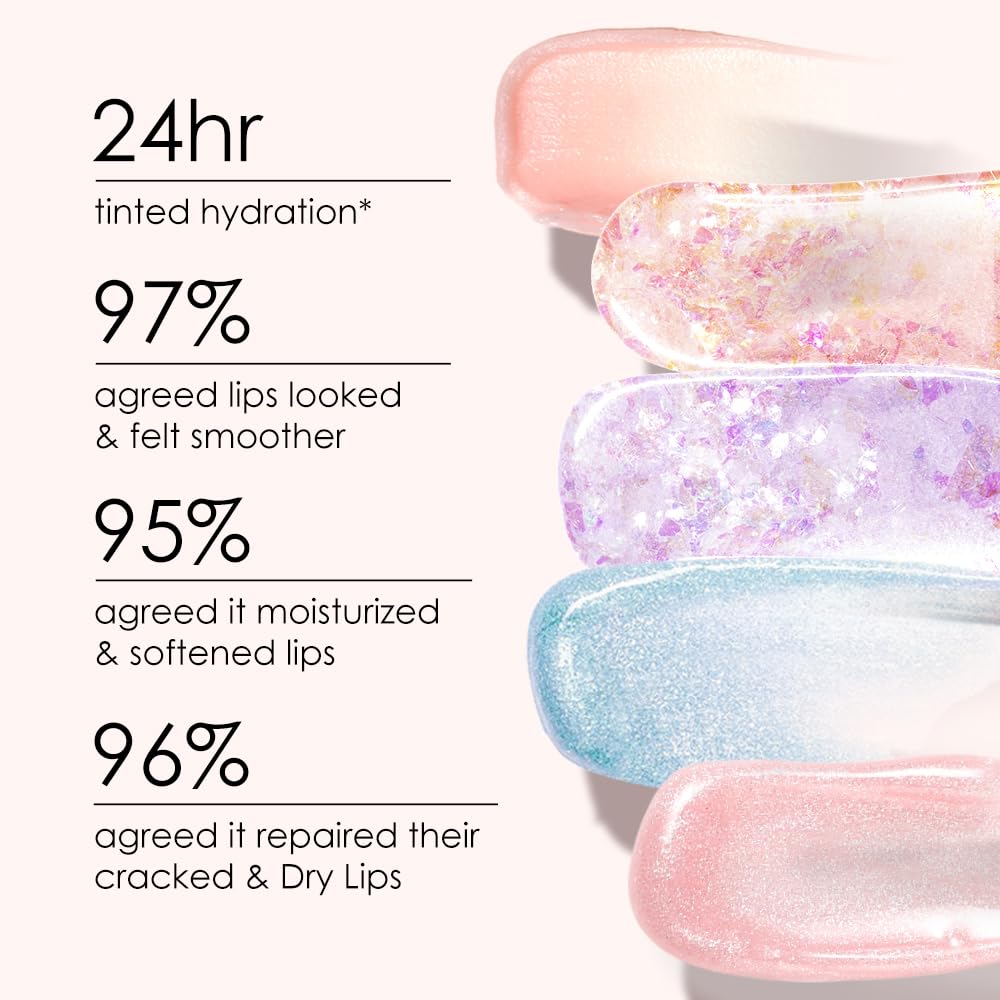CATKIN Lip Balm Tinted Color Changing Lipstick Ultra Hydrating Lip Moistrurizer Lip Care with Vitamin E Nourishing For Cracked & Dry Lips 0.12 oz C07 Amethyst