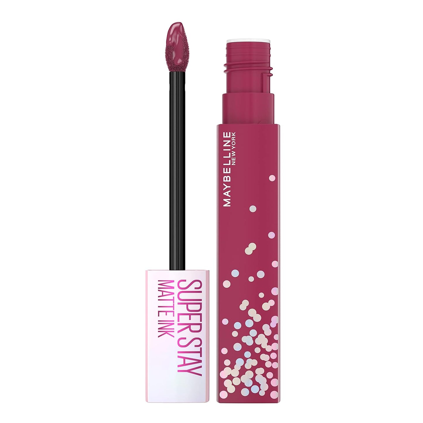 Maybelline New York Super Stay Matte Ink Liquid Lipstick, Transfer Proof, Long Lasting, Limited Edition Birthday Cake Scented Shades, Party Goer, 0.17 Fl Oz