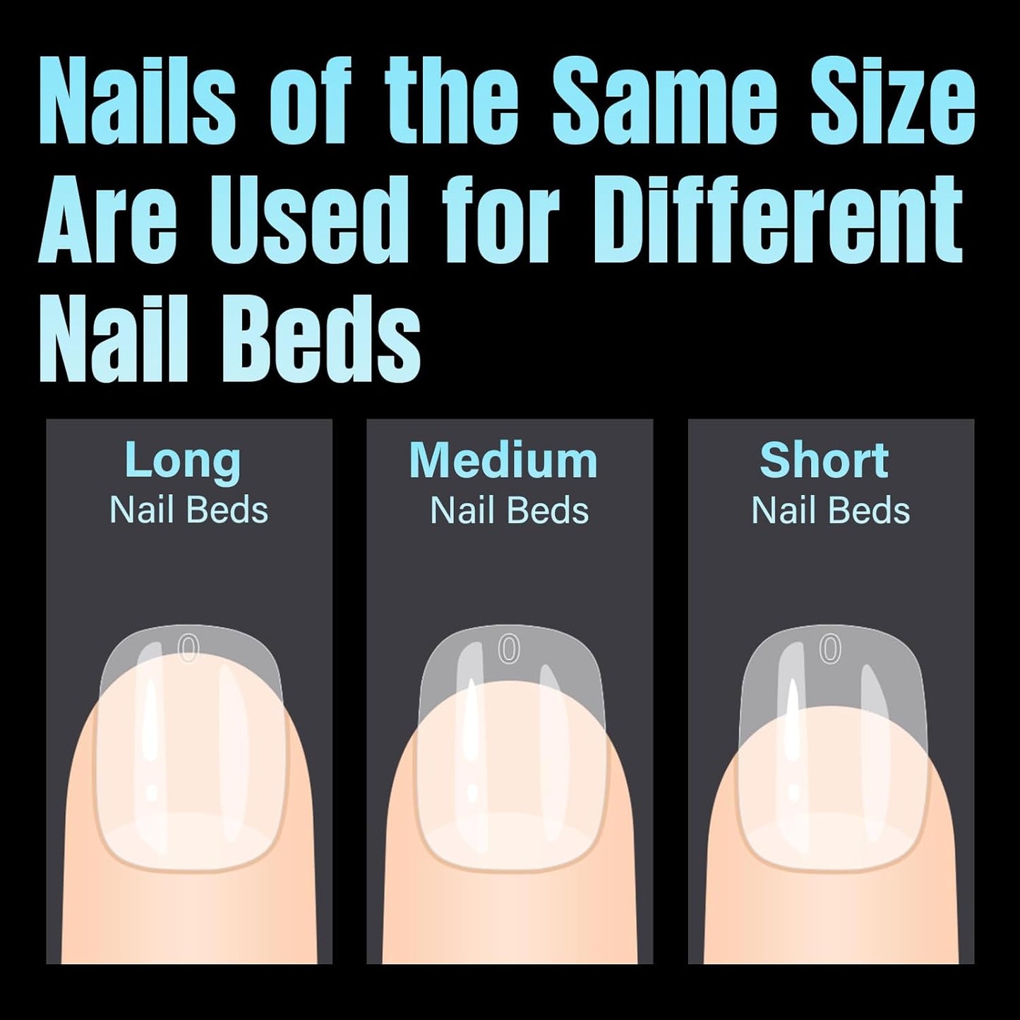 TOMICCA Short Square Nail Tips, 240Pcs Half Matte Press on Full Cover Acrylic Nails, 12 Sizes Soft Acrylic Fake Nail Tips for Nail Extension Art Home DIY Nail Salon